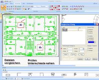RxView zeigt das Überlagern / Vergleichen von 2 PDF Zeichnungen