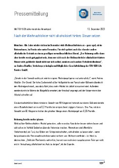 TÜV SÜD: Die Koppelstange macht Klack, TÜV SÜD AG, Story - PresseBox