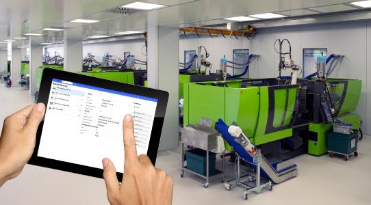 Die mobile Datenerfassung mit den neuen, ergonomischen Apps erleicht den Fertigungsalltag erheblich