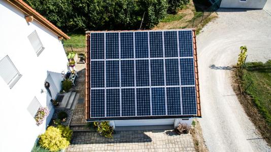 Photovoltaikanlage auf dem Hausdach