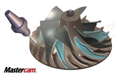 Mastercam Blade Expert: Das Modul für die Impeller-Bearbeitung