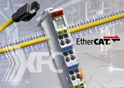Der Echtzeit-Ethernet-Feldbus EtherCAT bietet für Blechverarbeitungsanlagen u. a. Vorteile bei der höheren Geschwindigkeit beim Stanzen, Prägen oder Lasern