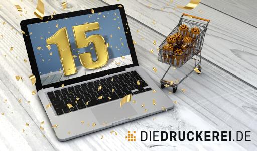 Vor 15 Jahren wurde die Onlinedruckerei Onlineprinters gegründet. Als Startpunkt gilt der Launch des deutschen Onlineshops unter der Domain www.diedruckerei.de. Heute beliefert das Unternehmen mehr als eine Million Kunden in 30 Ländern Europas / Copyright: Onlineprinters GmbH