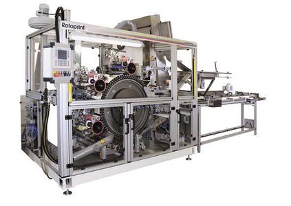 "Rotoprint" 3F with the new "RTI 21-150", built-in rotary tampon printing unit