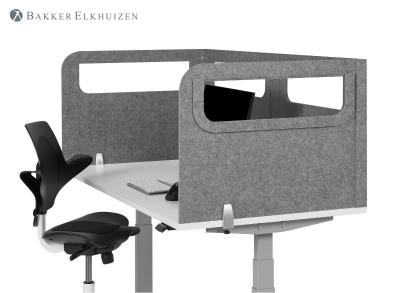 BakkerElkhuizen Safety Screen Tischtrennwand in U-Form