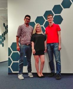Ahmad Abdullah, Sina Kettner und Daniel Maletz