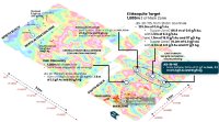Abbildung 1. Draufsicht mit der neuen Entdeckungszone im Verhältnis zur Pilotanlage und zur Main Zone.