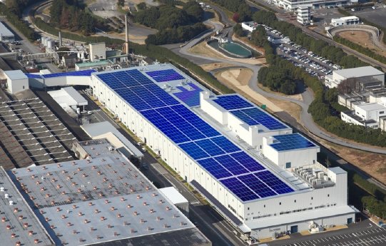 Okazaki Plant in Japan with a photovoltaic system.jpg