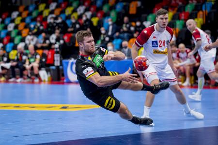 Nationalspieler Johannes Golla im EM-Qualifikationsspiel gegen Österreich