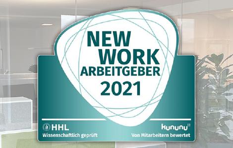 allvisual | Pressemeldung | allvisual ist NEW WORK ARBEITGEBER 2021 | print media