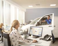 Über die webbasierte Nutzeroberfläche von WEBFLEET können Aufträge einfach direkt auf das Driver Terminal des jeweiligen mobilen Mitarbeiters geschickt werden / Bild: TomTom