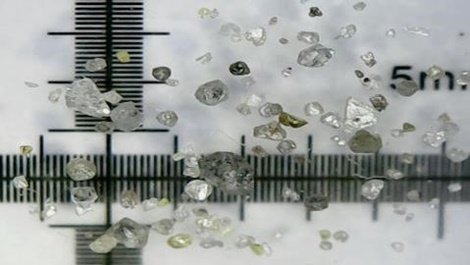 Lucapa Diamond - Diamonds recovered from the drill core of the discovery hole at the Brooking pr.jpg