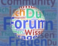Ein Forum dient dem Gedankenaustausch und der Diskussion ...