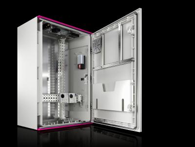 Mit dem AX Kunststoff verbindet Rittal verbindet das Beste aus zwei Welten: die Vorteile ausgefeilter Systemtechnik und die eines extrem robusten Werkstoffes, Quelle Rittal GmbH & Co. KG