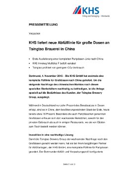 15-11-04 PM KHS liefert neue Abfülllinie für große Dosen an Tsingtao Bra....pdf