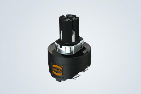 M12 with Magnetics: The world first "M12 with Magnetics" unites connector and transformer