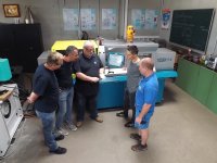 Schulung im Spritzgusstechnikum in Horb. (Foto: SKZ)