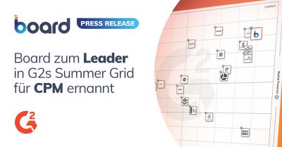 Board wird von G2 zur führenden Corporate-Performance-Management-Lösung ernannt