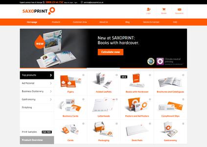 New variety of SAXOPRINT products