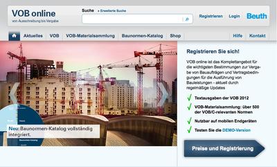 Startseite VOB online