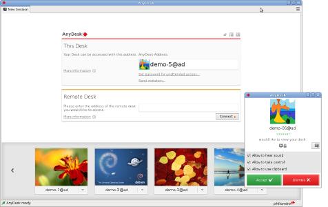 Screenshot AnyDesk Linux 2.3.1_1