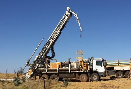 Bohrung auf Goldprojekt; Foto: De Grey Mining