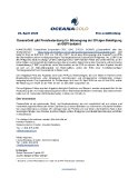 [PDF] Pressemitteilung: OceanaGold gibt Preisfestsetzung für Börsengang der 20%igen Beteiligung an OGPI bekannt
