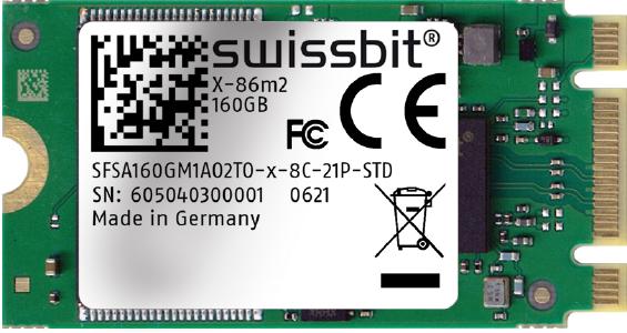 Höchstzuverlässig und langlebig: die X-86m2-Serie im ultrakompakten M.2 2242-Formfaktor, Bildquelle: Swissbit