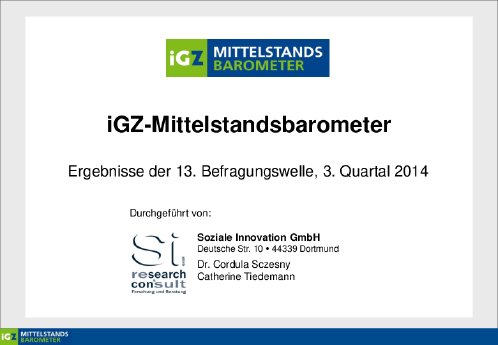 150204_iGZ Mittelstandsbarometer_13_Welle.pdf