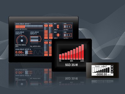 Das PanelPilot-Sortiment von Lascar umfasst Anzeigeformate für jedes Budget und jede Anwendung / Bildnachweis: Lascar Electronics Ltd