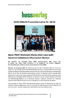 Presseinformation_26_HUSS_VERLAG_Beste PROFI Werkstatt-Marke 2022_Leserwahl bestimmt beliebteste.pdf