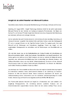 INS Pressemeldung l Insight ist ab sofort Reseller von Microsoft Surface .pdf