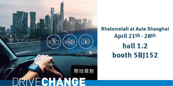 Rheinmetall showcasing the shift to new drive technologies