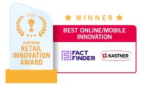 FactFinder and KASTNER Group win big at the Austrian Retail Innovation Awards