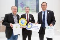 Herr Prietz, ULD, Herr Plötz, Accellence, Herr Meissner, EuroPriSe (v.l.n.r.)