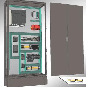In der Disziplin Cabinet Engineering (CE) der neuen WSCAD SUITE 2018 werden die neuen 3D-Daten aus wscaduniverse.com für eine fotorealistische Darstellung sowie für die Berechnung und Visualisierung von Bauteilkollisionen herangezogen