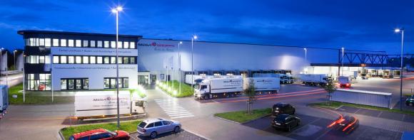Firmengebäude der MEGA eg am Standort Hannover
