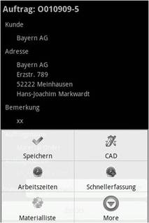 Servicemanagement mit Smartphone - neu auf der Android-Plattform - die ideale Lösung für zukunftsorientierte Unternehmen