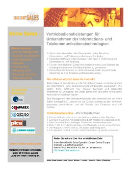 061101 Inline Sales Vertrieb für Information und Telekommunikation.pdf