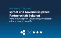 sproof und Governikus geben strategische Partnerschaft bekannt.