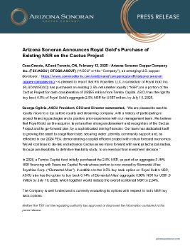 13022025_EN_ASCU_Royal Gold Royalty Purchase.pdf