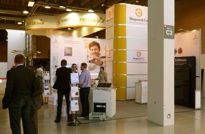 Wagner booth at the Energy Europe fair in Copenhagen
