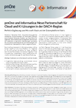 pmOne und Informatica- Neue Partnerschaft für Cloud und KI-Lösungen in der DACH-Region.pdf