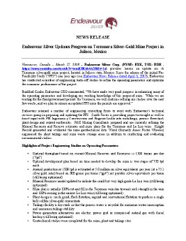27032018_EN_Progress Update on Terronera Silver-Gold Mine Project in Jalisco, Mexico.pdf