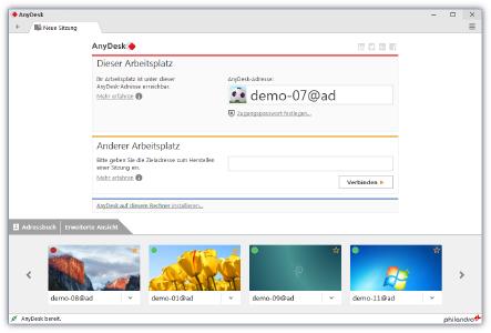 Screenshot AnyDesk 3.0