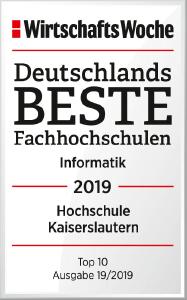 WiWo Beste Fachhochschulen 2019 Hochschule Kaiserslautern