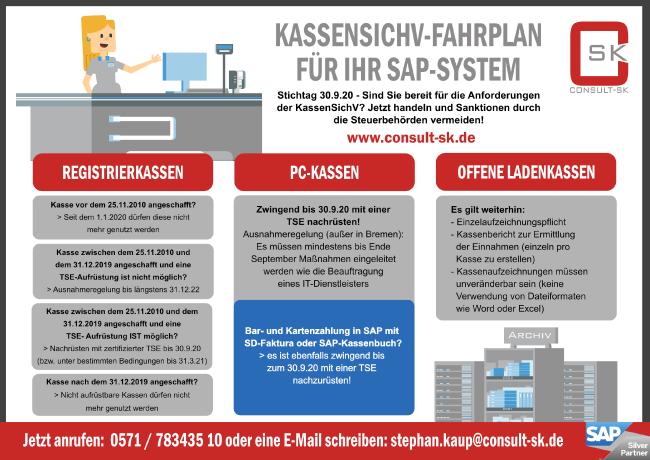 Kassensichv Komfortable Sap Losung Fur Handler Und Entsorger Consult Sk Gmbh Pressemitteilung Pressebox