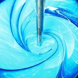 Klebstoffsystem aus PUR beim Anmischen