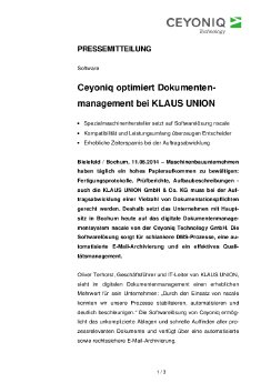 14-06-11 PM Ceyoniq optimiert Dokumentenmanagement bei KLAUS UNION.pdf