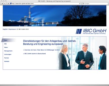 IBIC Start-Screen